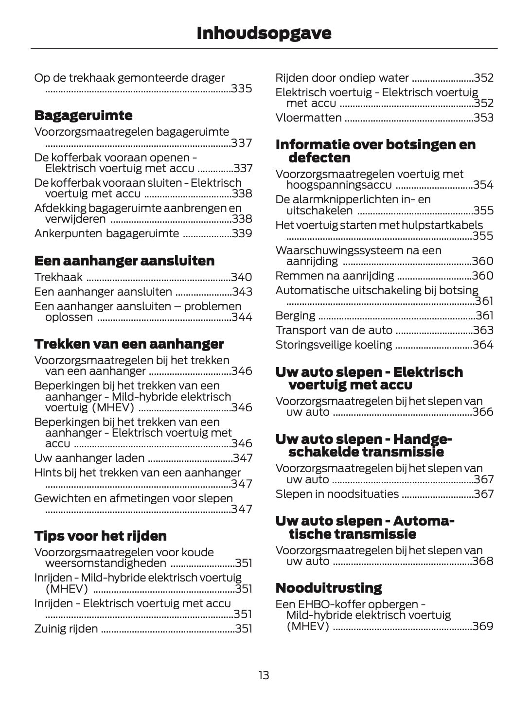 2025 Ford Puma Owner's Manual | Dutch