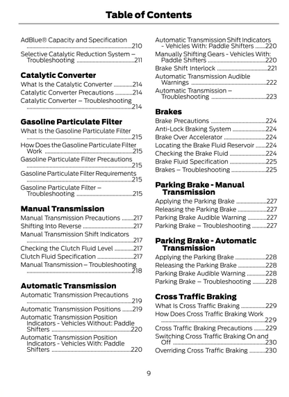 2023-2024 Ford Puma Owner's Manual | English