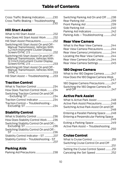 2023-2024 Ford Puma Owner's Manual | English