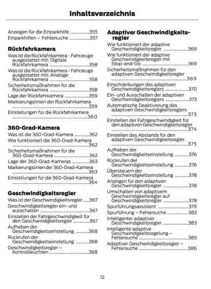 2024-2025 Ford Ranger Bedienungsanleitung | Deutsch