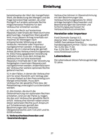2024-2025 Ford Ranger Bedienungsanleitung | Deutsch