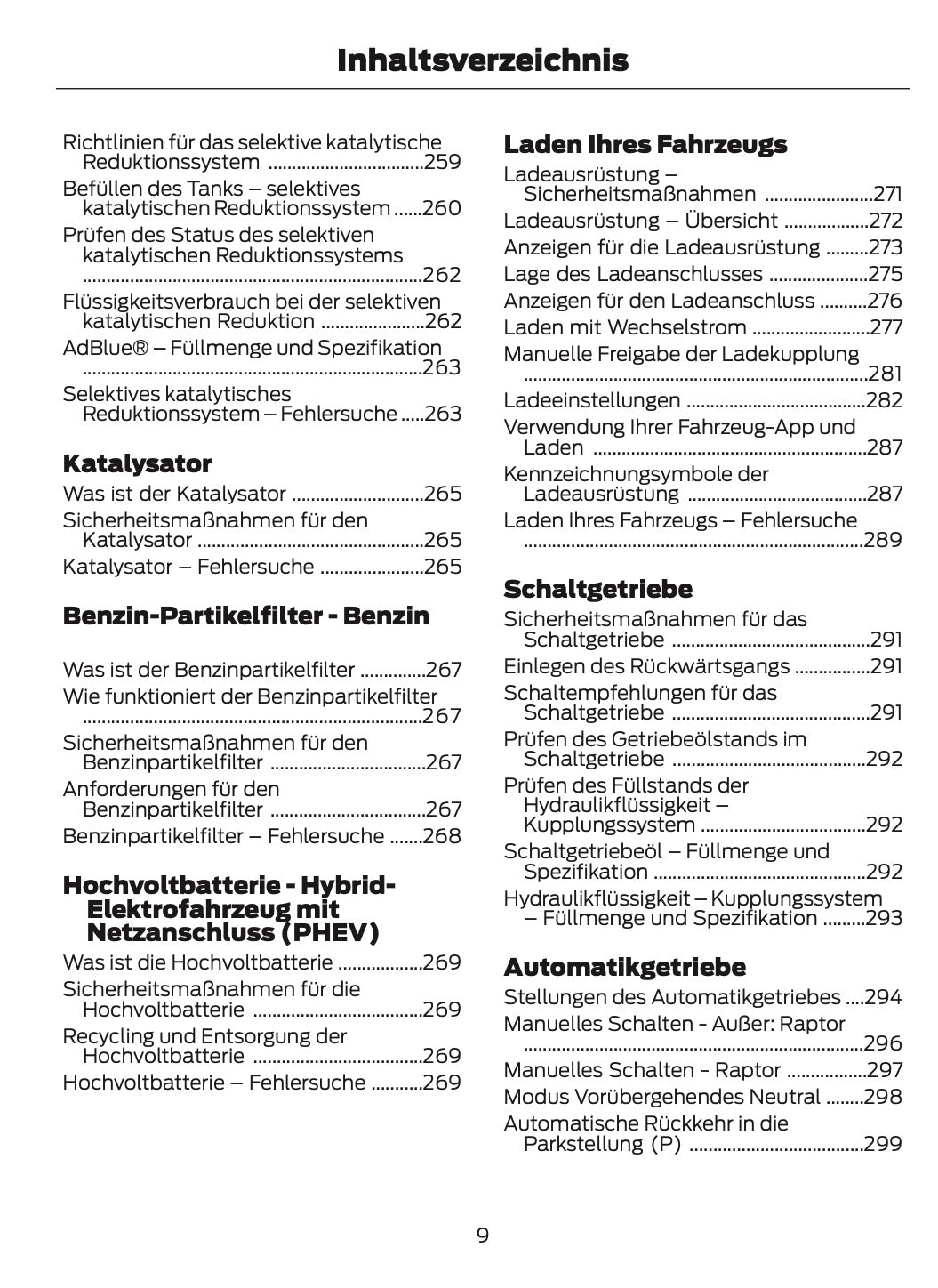 2025-2026 Ford Ranger Bedienungsanleitung | Deutsch