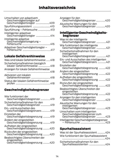 2025-2026 Ford Ranger Bedienungsanleitung | Deutsch