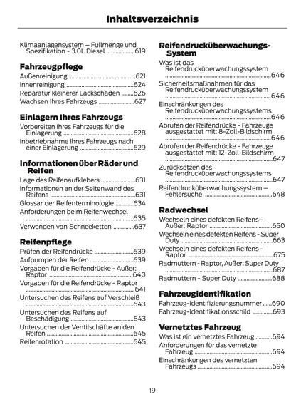 2025-2026 Ford Ranger Bedienungsanleitung | Deutsch
