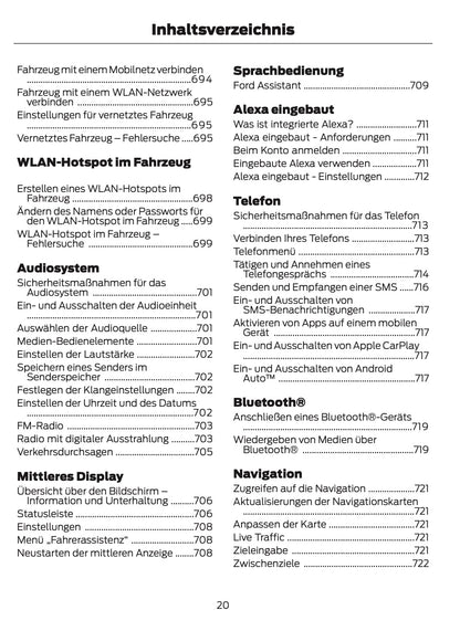 2025-2026 Ford Ranger Bedienungsanleitung | Deutsch