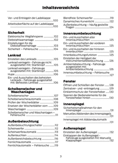2025-2026 Ford Ranger Bedienungsanleitung | Deutsch