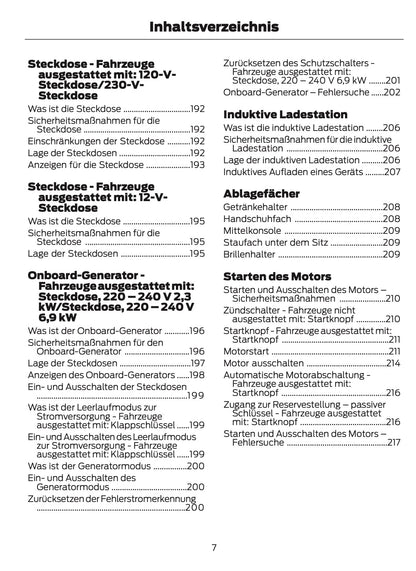 2025-2026 Ford Ranger Bedienungsanleitung | Deutsch