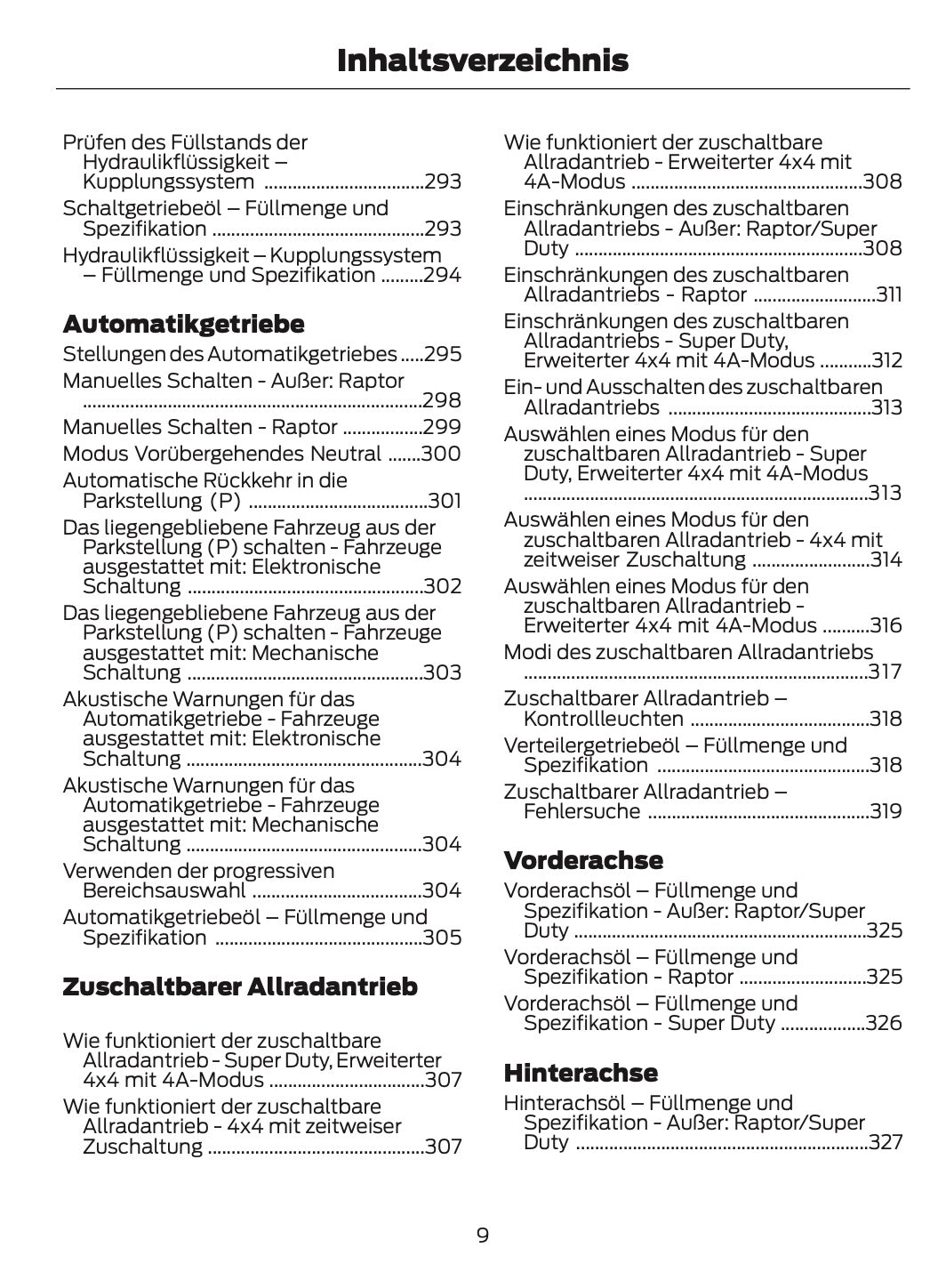 2026 Ford Ranger Bedienungsanleitung | Deutsch