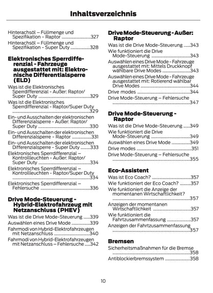 2026 Ford Ranger Bedienungsanleitung | Deutsch