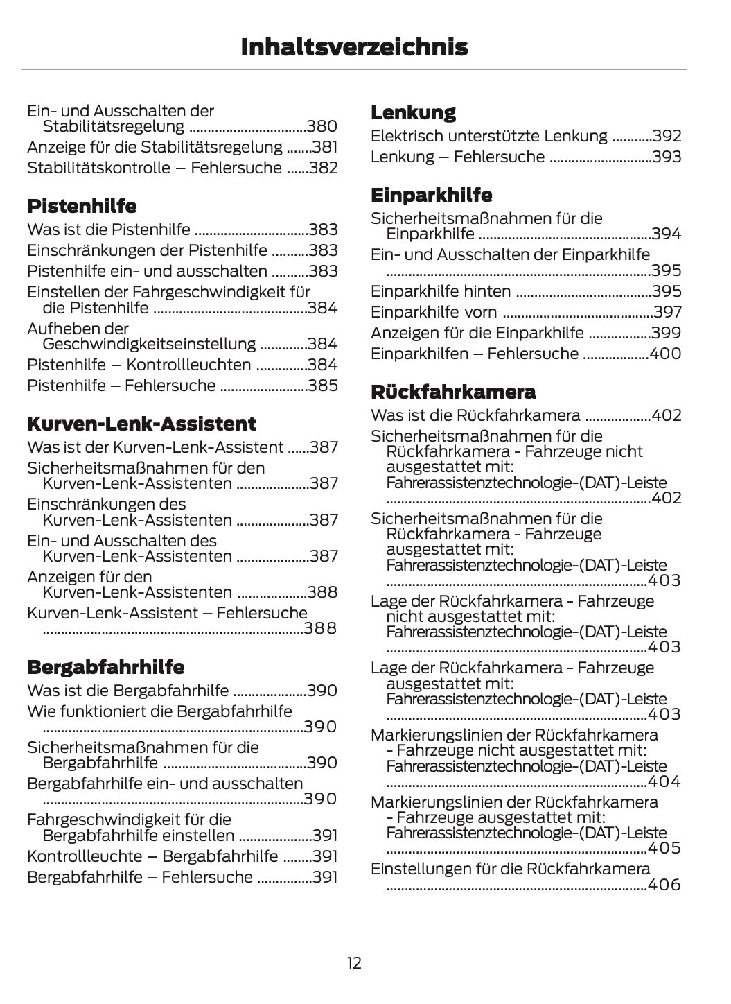 2026 Ford Ranger Bedienungsanleitung | Deutsch