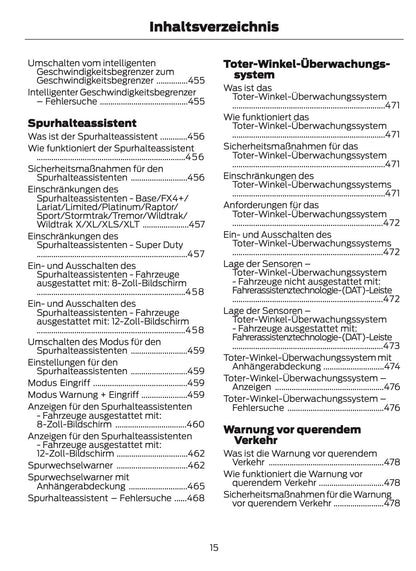 2026 Ford Ranger Bedienungsanleitung | Deutsch