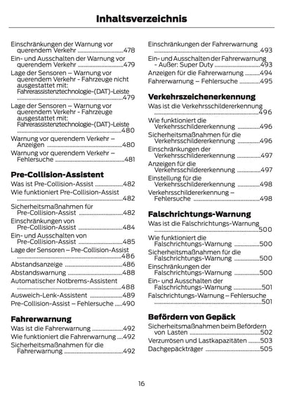 2026 Ford Ranger Bedienungsanleitung | Deutsch