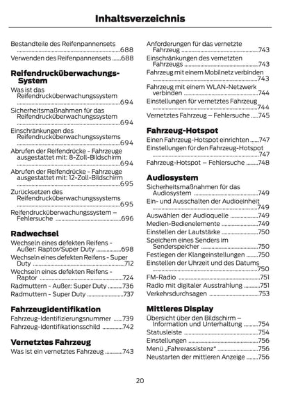 2026 Ford Ranger Bedienungsanleitung | Deutsch