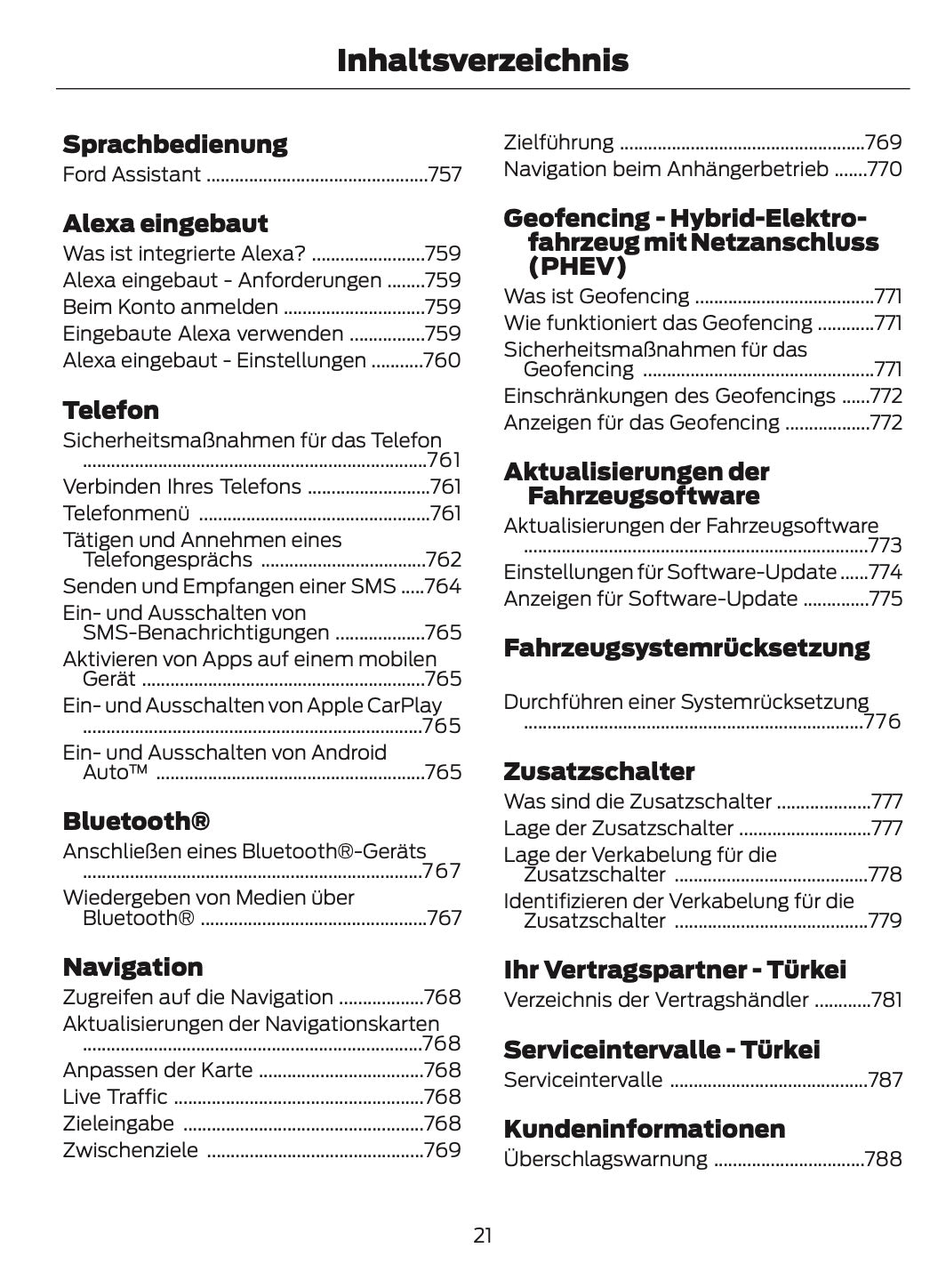 2026 Ford Ranger Bedienungsanleitung | Deutsch