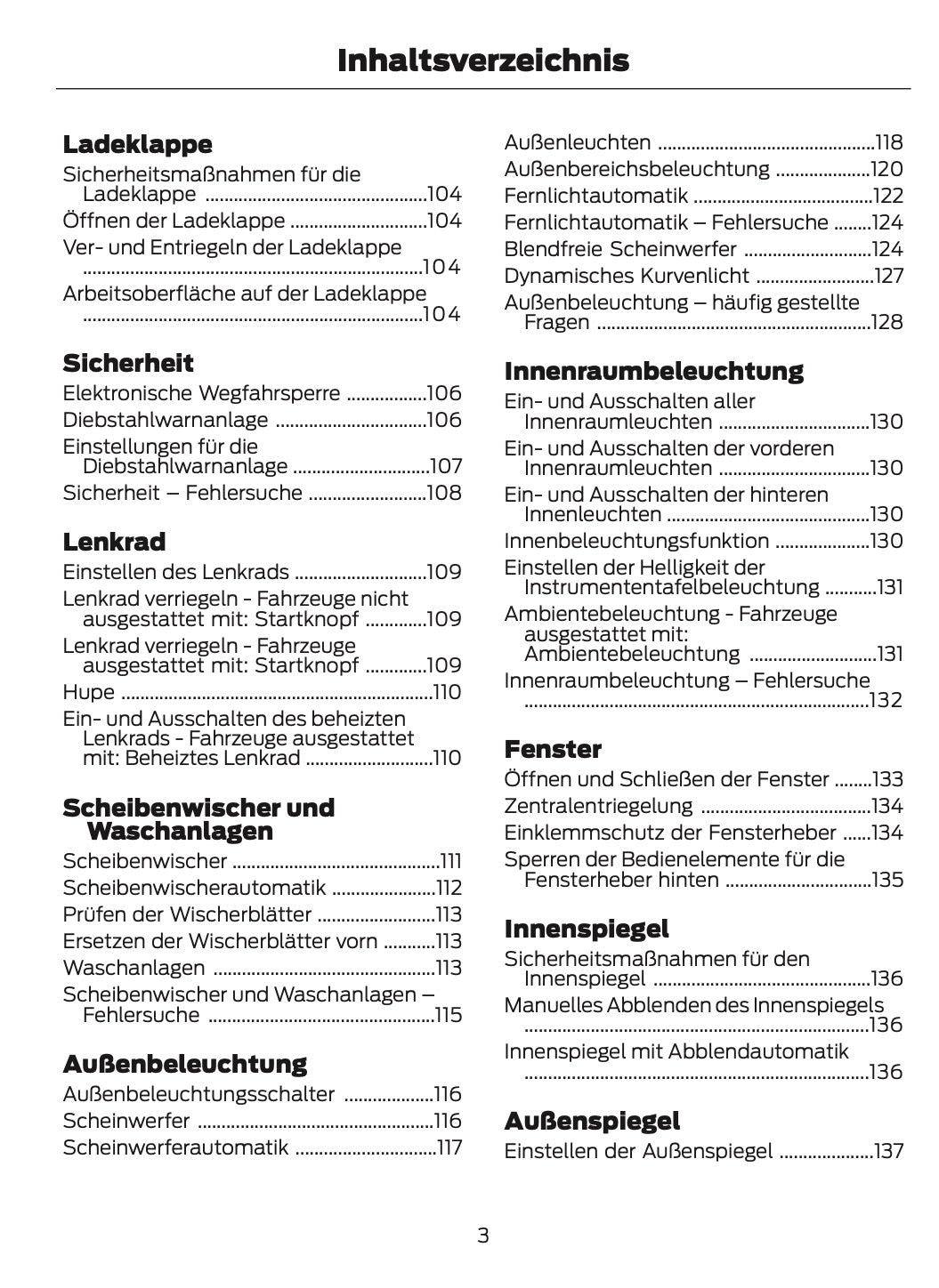 2026 Ford Ranger Bedienungsanleitung | Deutsch