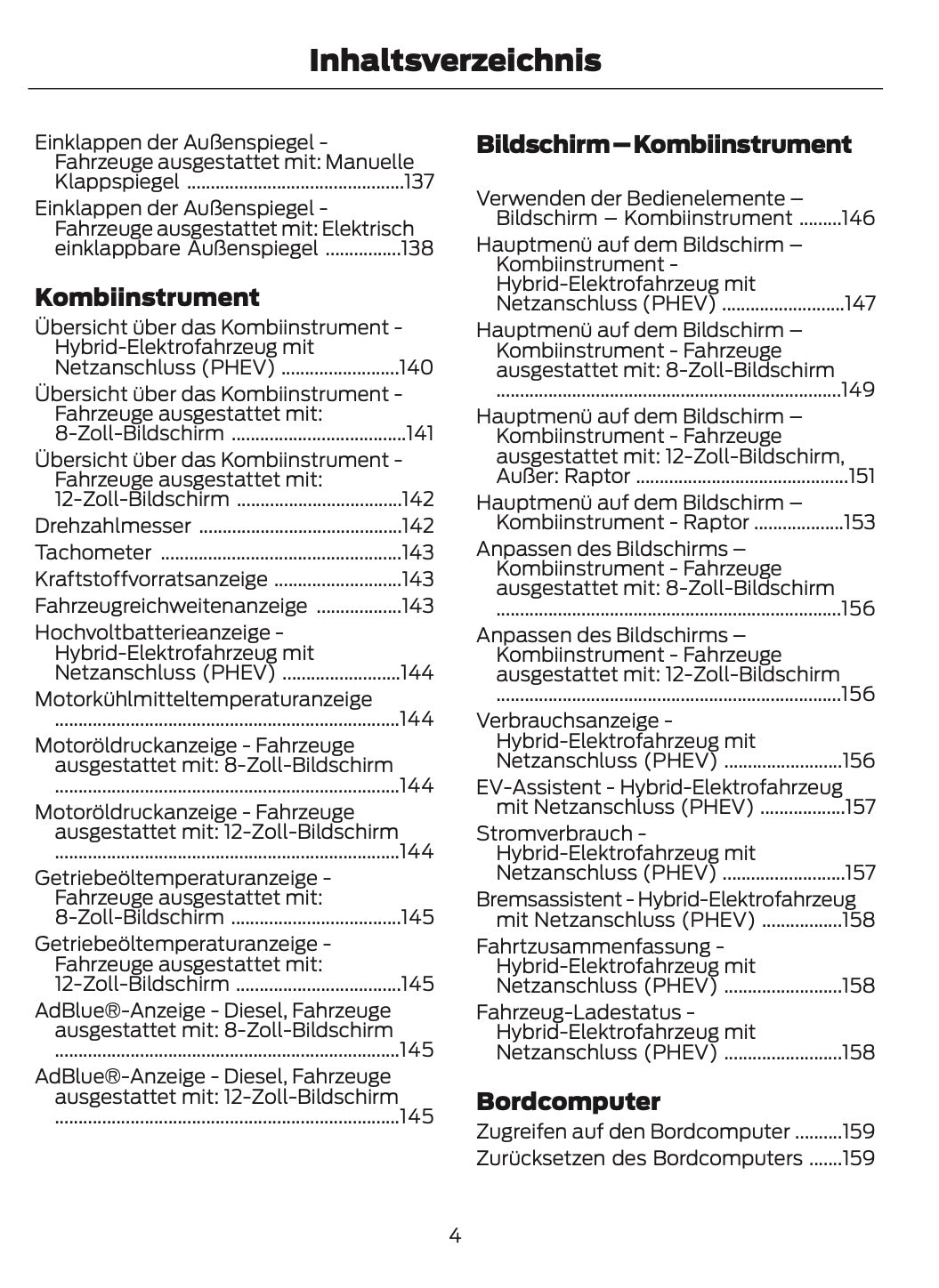 2026 Ford Ranger Bedienungsanleitung | Deutsch