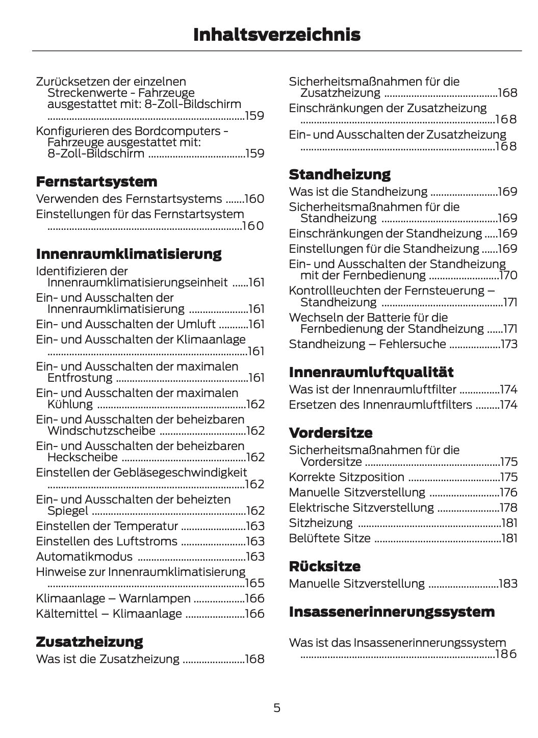 2026 Ford Ranger Bedienungsanleitung | Deutsch