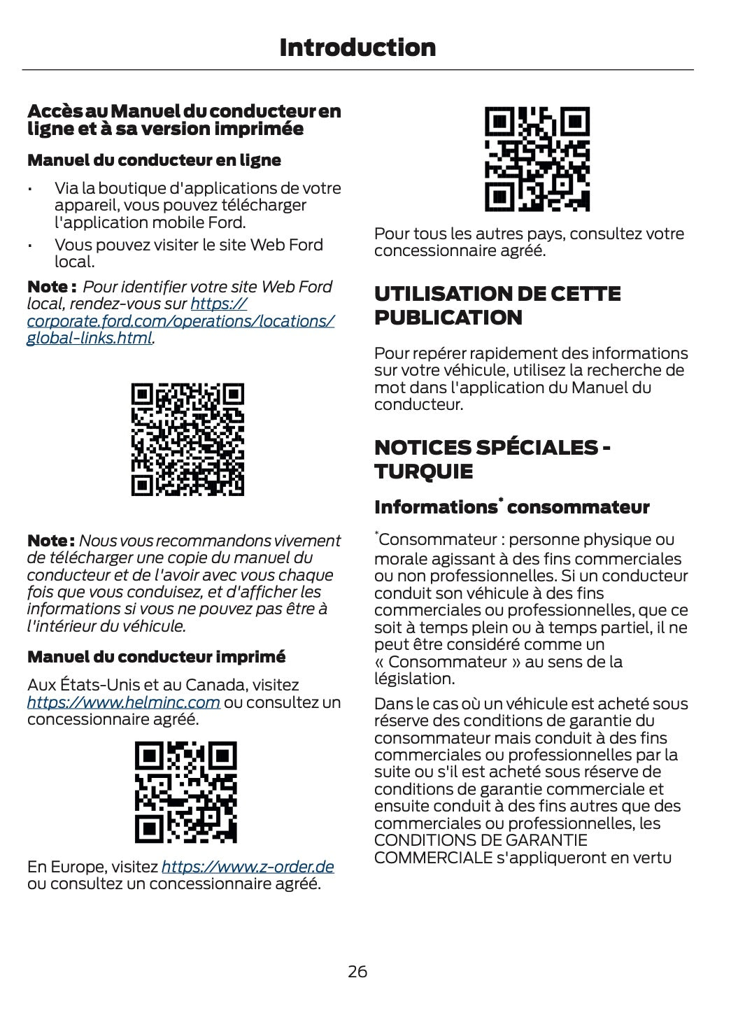 2025-2026 Ford Ranger Owner's Manual | French