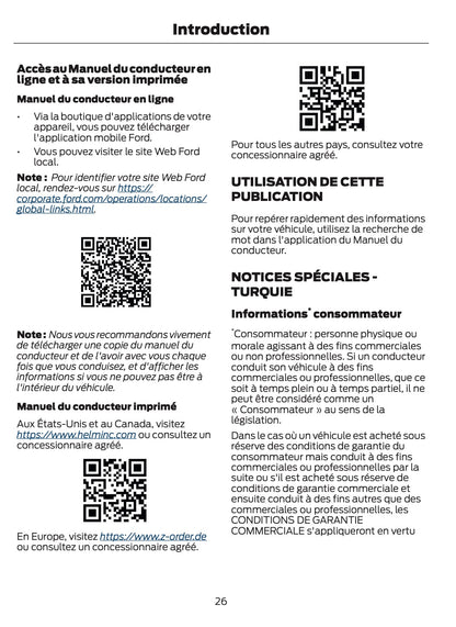 2025-2026 Ford Ranger Owner's Manual | French