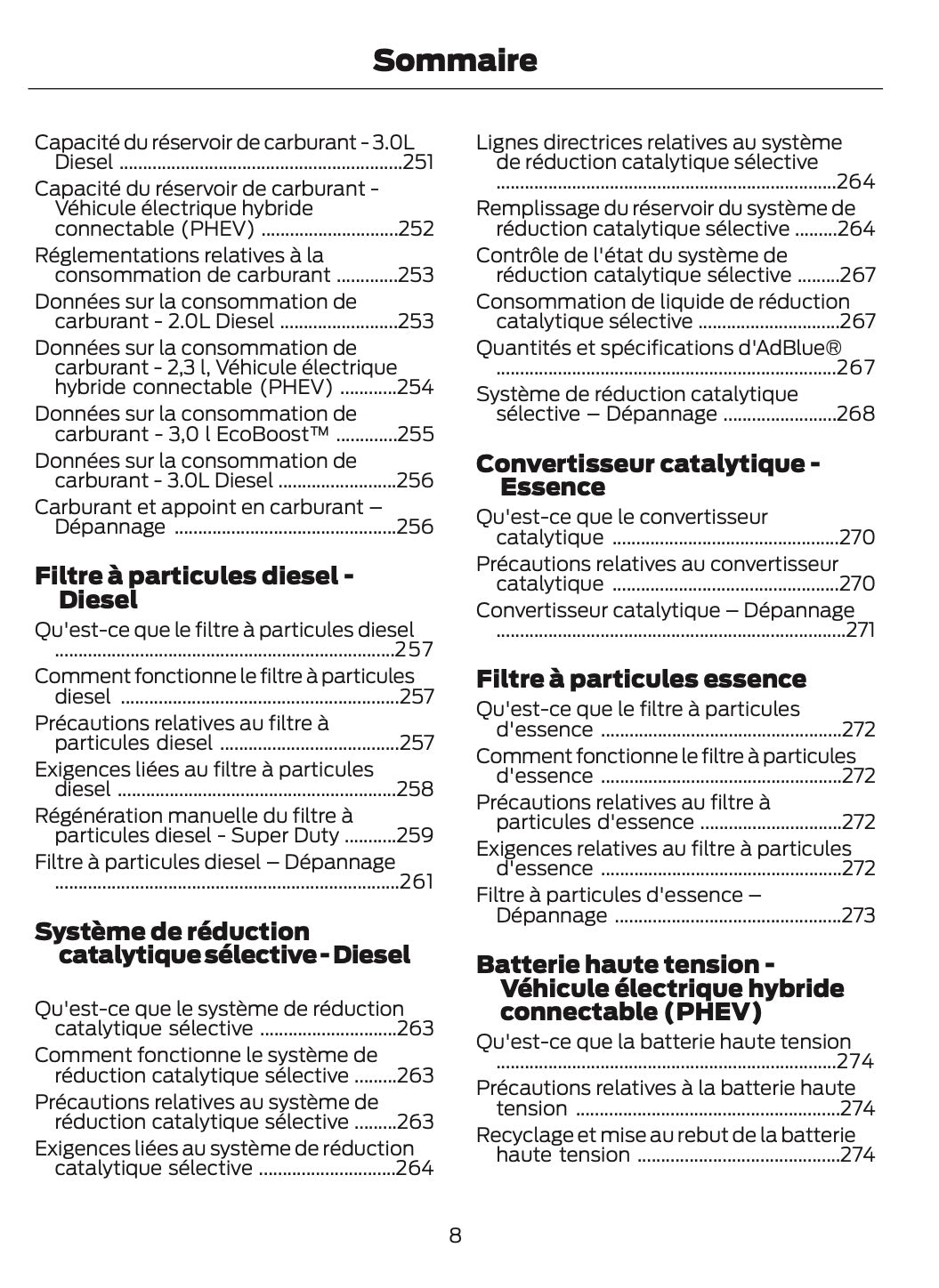 2026 Ford Ranger Owner's Manual | French