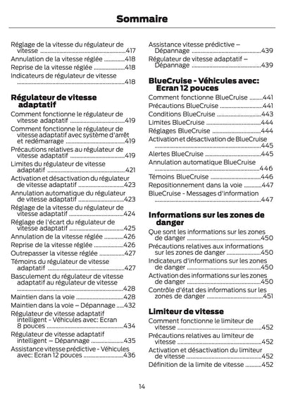 2026 Ford Ranger Owner's Manual | French