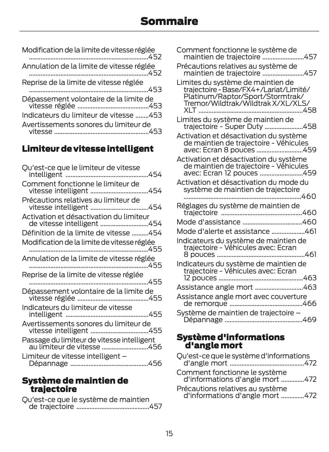 2026 Ford Ranger Owner's Manual | French