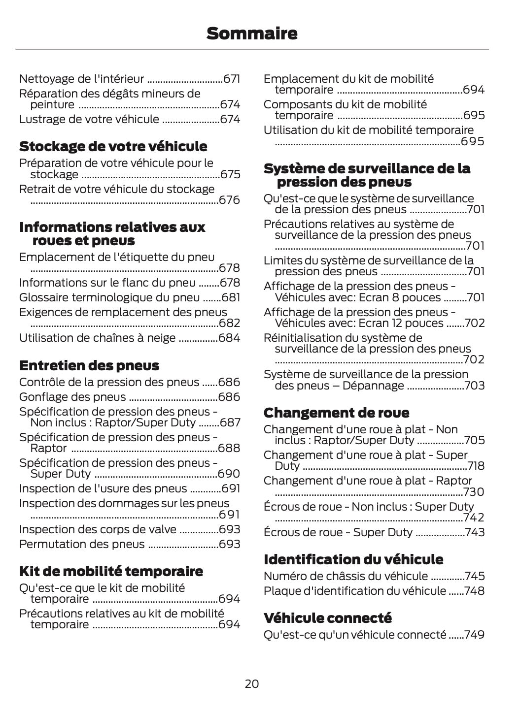 2026 Ford Ranger Owner's Manual | French