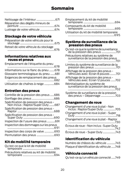 2026 Ford Ranger Owner's Manual | French