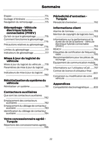 2026 Ford Ranger Owner's Manual | French