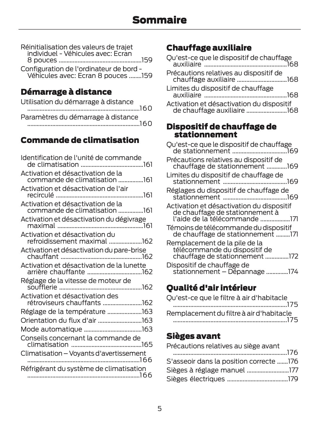 2026 Ford Ranger Owner's Manual | French