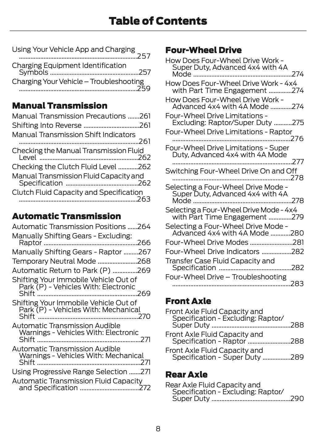 2026 Ford Ranger Owner's Manual | English