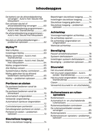 2022-2023 Ford Ranger Owner's Manual | Dutch