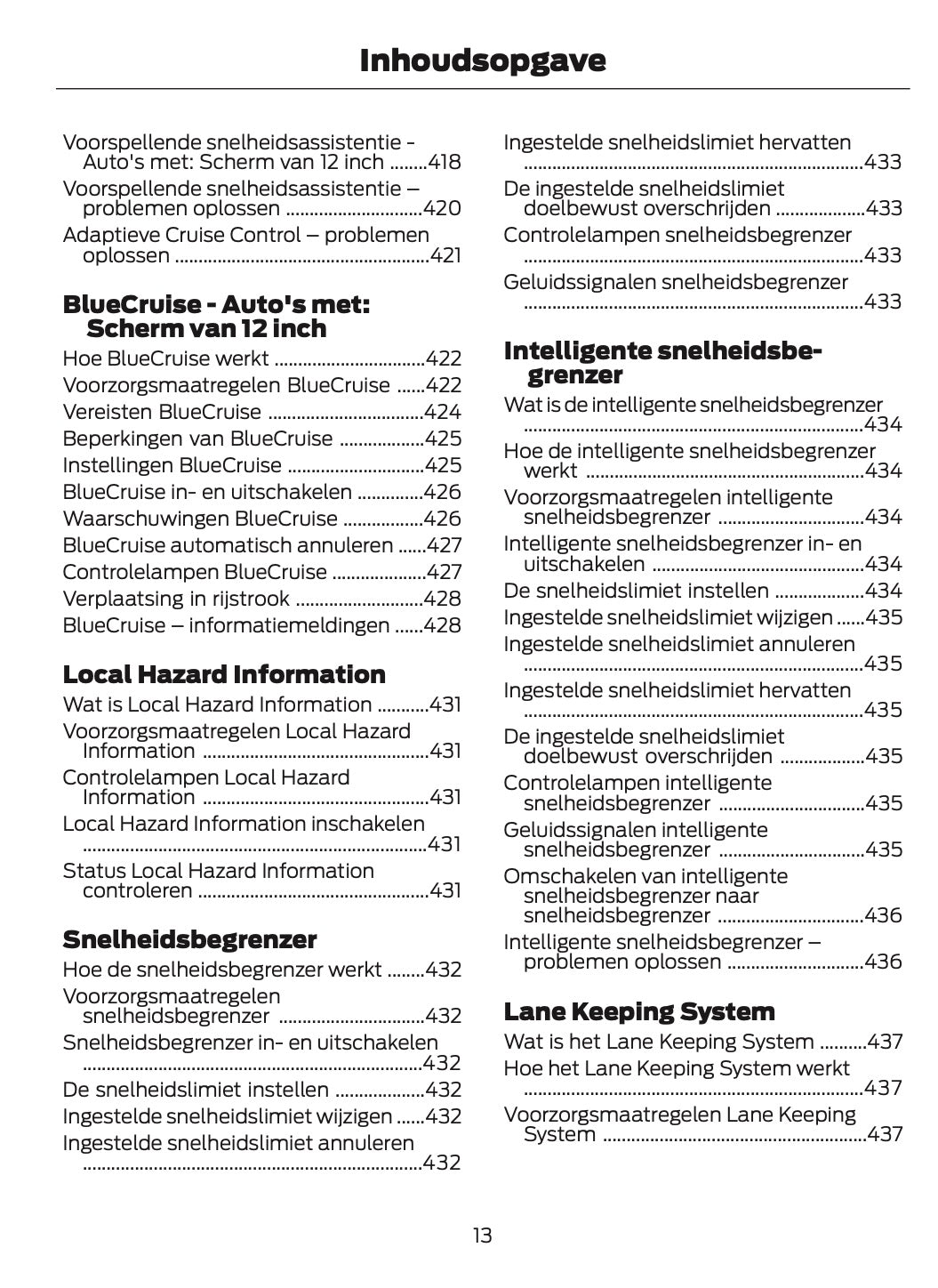 2026 Ford Ranger Owner's Manual | Dutch