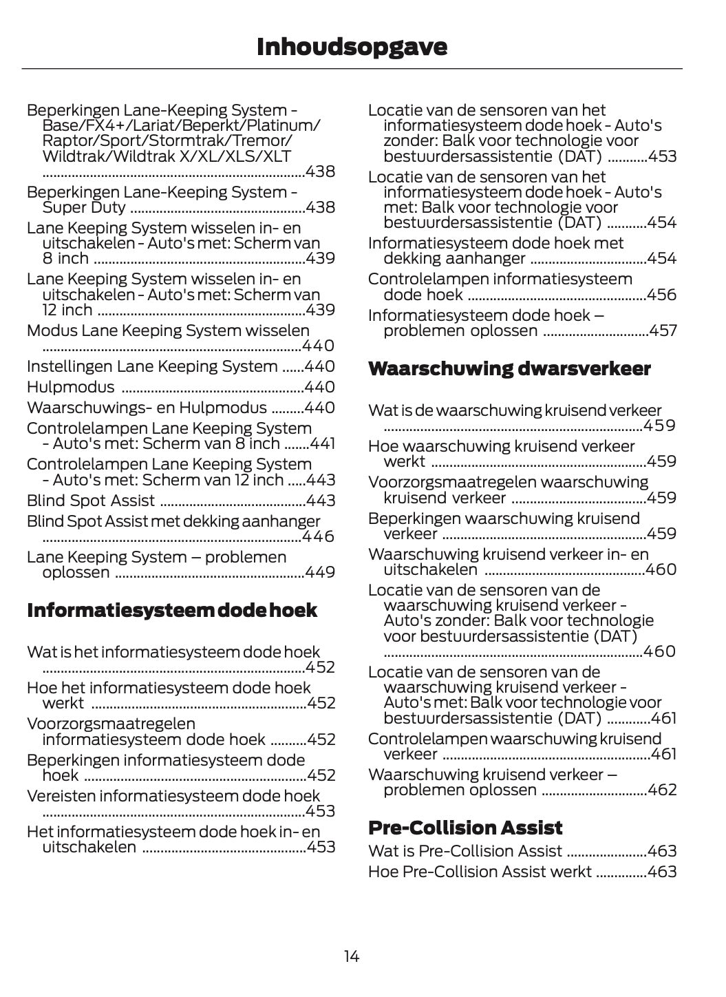 2026 Ford Ranger Owner's Manual | Dutch