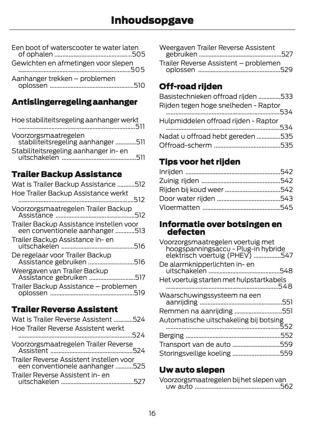 2026 Ford Ranger Owner's Manual | Dutch