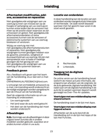 2026 Ford Ranger Owner's Manual | Dutch