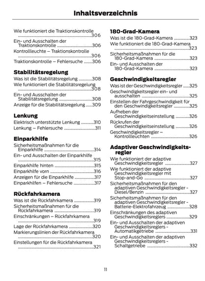 2024-2025 Ford Tourneo Courier/Transit Courier Bedienungsanleitung | Deutsch