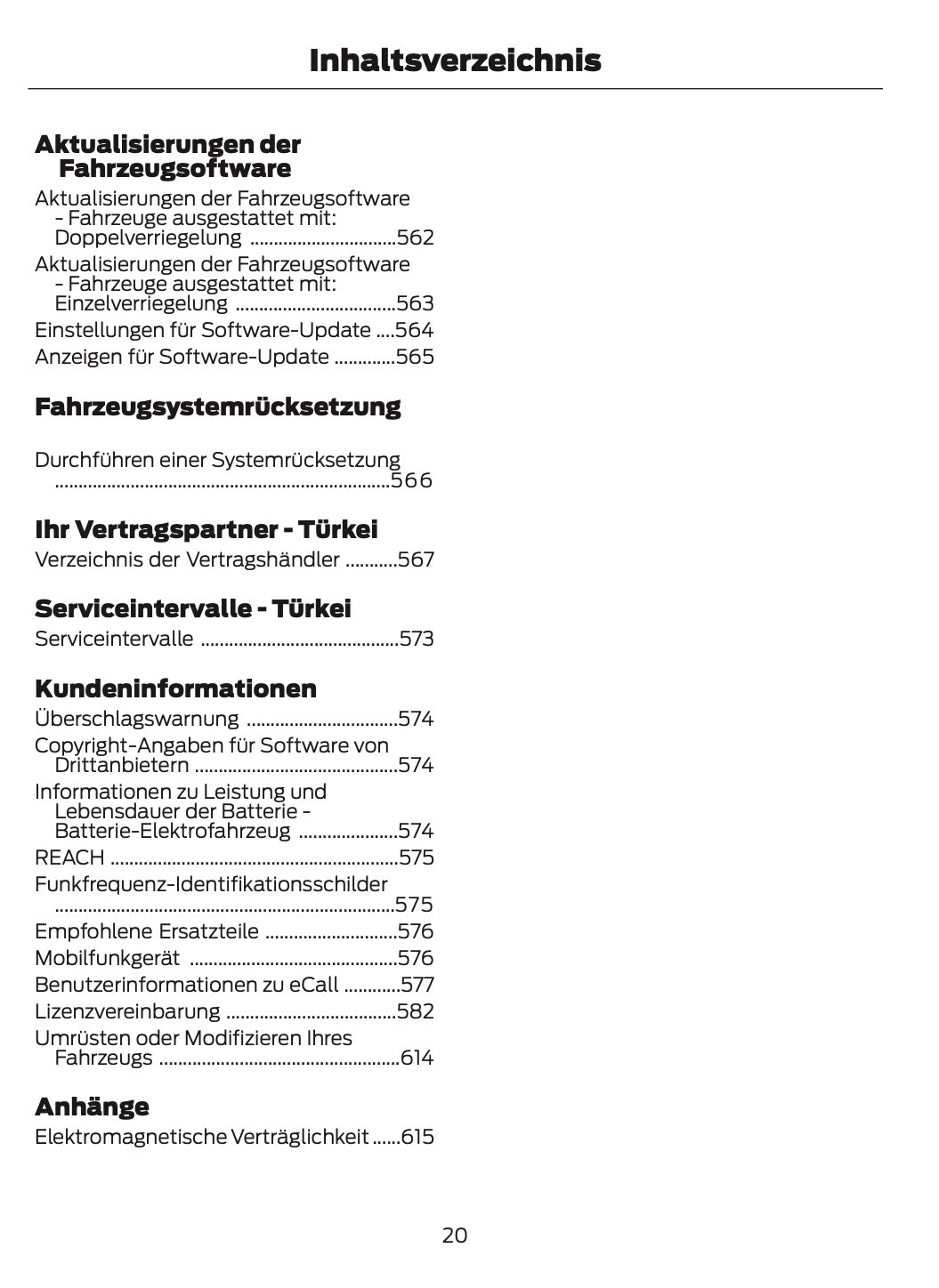 2026 Ford Tourneo Courier/Transit Courier Owner's Manual | German