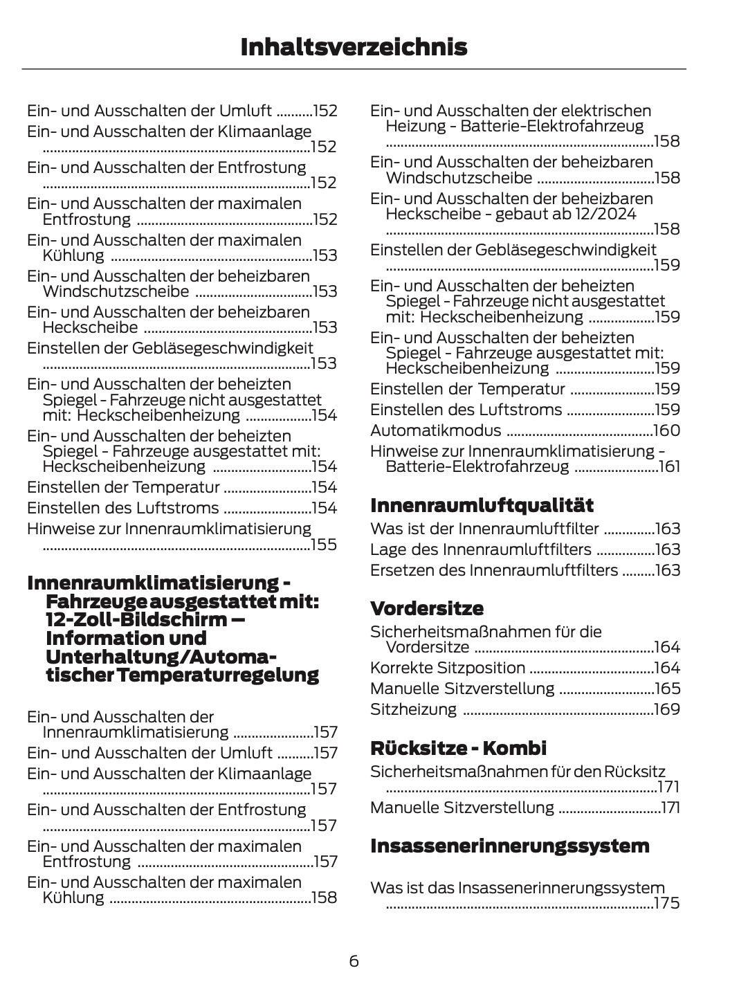 2026 Ford Tourneo Courier/Transit Courier Owner's Manual | German