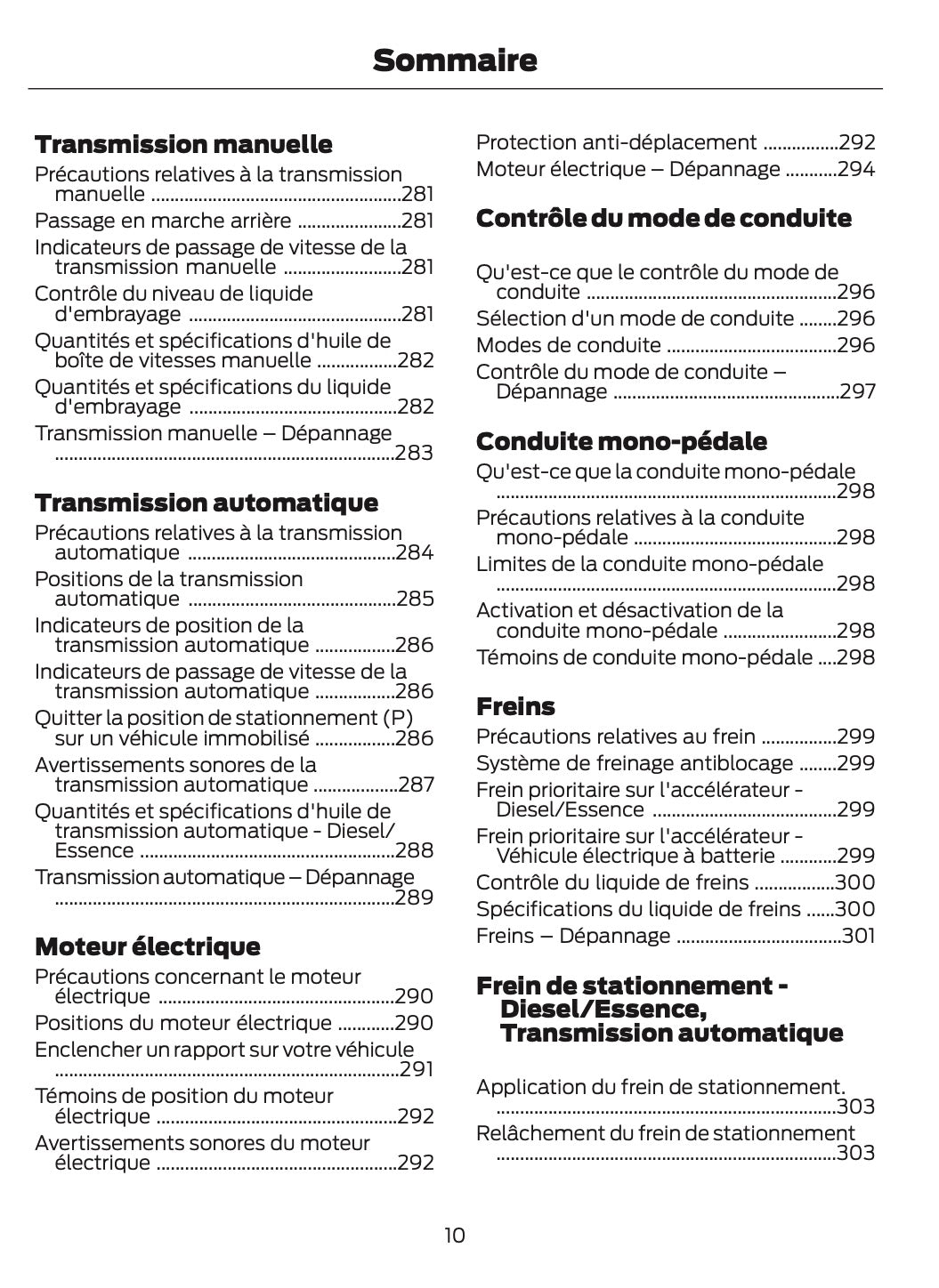 2026 Ford Tourneo Courier/Transit Courier Owner's Manual | French