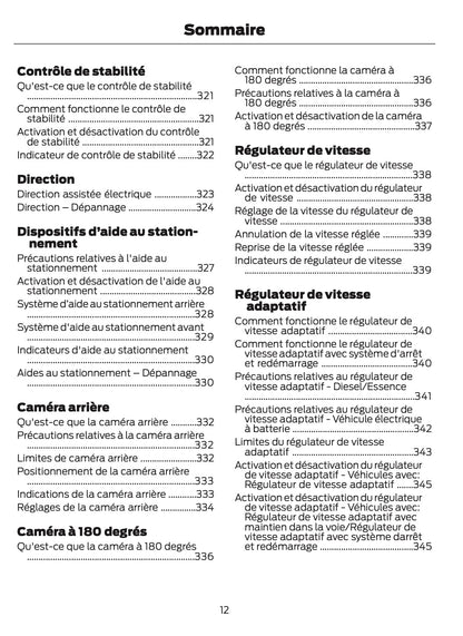 2026 Ford Tourneo Courier/Transit Courier Owner's Manual | French