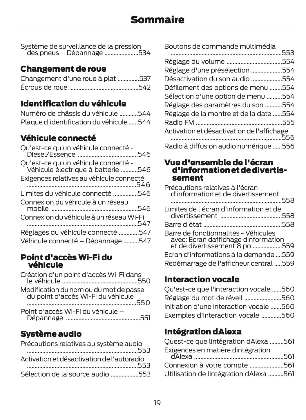 2026 Ford Tourneo Courier/Transit Courier Owner's Manual | French