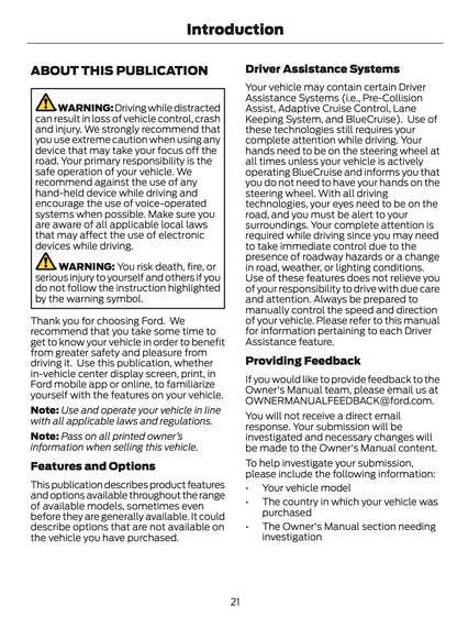 2026 Ford Tourneo Custom/Transit Custom Owner's Manual | English