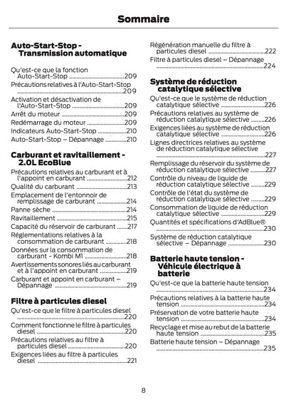 2026 Ford Transit Owner's Manual | French