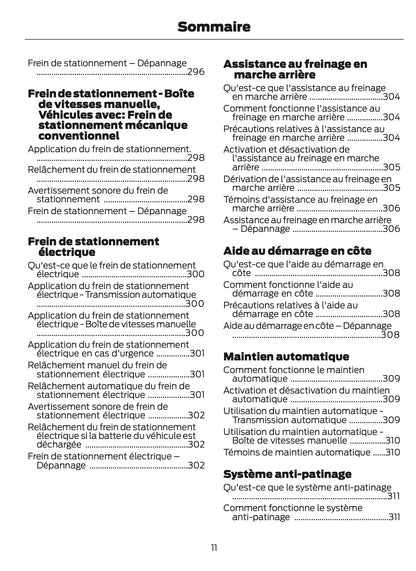 2026 Ford Transit Owner's Manual | French