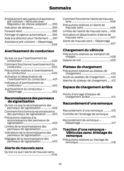 2026 Ford Transit Owner's Manual | French