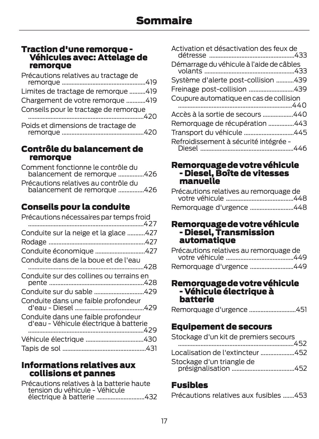 2026 Ford Transit Owner's Manual | French