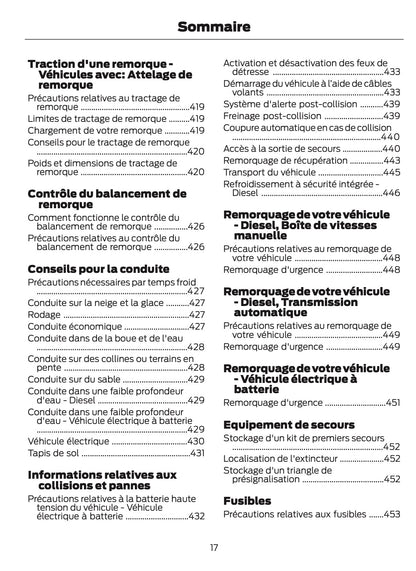 2026 Ford Transit Owner's Manual | French