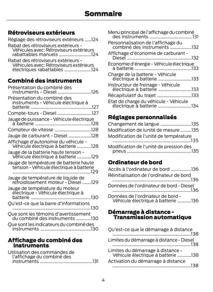 2026 Ford Transit Owner's Manual | French