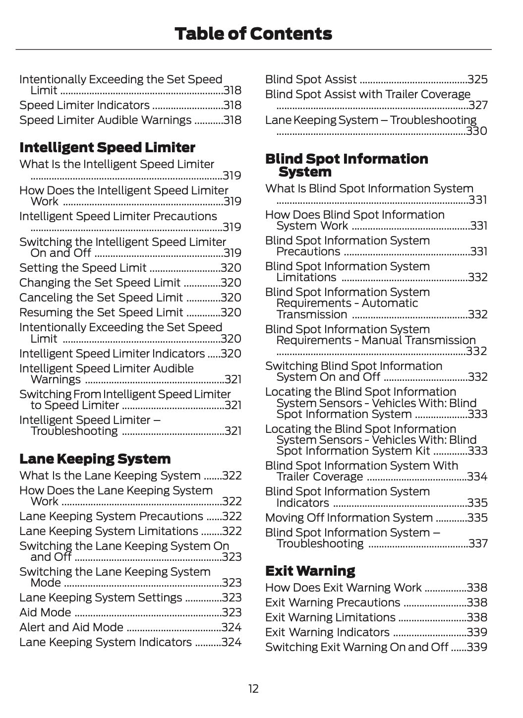 2026 Ford Transit Owner's Manual | English